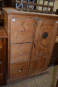 VINTAGE PINE LARDER CABINET, WIDTH APPROX 96CM