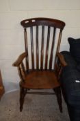 WINDSOR TYPE ARMCHAIR, WIDTH APPROX 59CM MAX