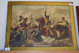 PRINT OF THE CHARGE OF THE LIGHT BRIGADE