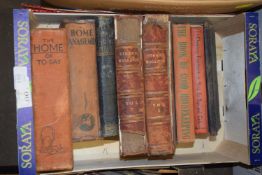 BOX OF MIXED BOOKS TO INCLUDE THE HOME OF TODAY, HOME MANAGEMENT, STRAND MAGAZINES VOLS 3 AND 7