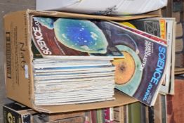 BOX OF SCIENCE JOURNAL MAGAZINES CIRCA 1970S