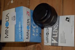 MINOLTA VECTIS V22-80-4-5.6 BOXED CAMERA LENS