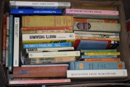 BOX OF MIXED BOOKS - QUOTATIONS FROM SHAKESPEARE, THE LOST QUEEN, ETC