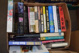 BOX OF MIXED BOOKS TO INCLUDE TAKE MY HANDS, IN QUEST OF JESUS, THE TALES OF THE GRANDFATHER ETC