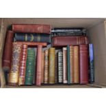BOX OF MIXED BOOKS - WORDSWORTH POETICAL WORKS, THE CLOISTER AND THE HEARTH, THE POEMS OF E B