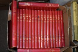 BOX CONTAINING THE NEW CAXTON ENCYCLOPAEDIAS, VARIOUS VOLUMES