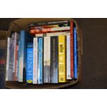 BOX OF MIXED BOOKS - RUSHOLME ROAD, THE BEES ETC