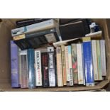 BOX OF MIXED BOOKS - HERB GARDENING, THE MOTTLED LIZARD, THE SOUND AND THE FURY ETC