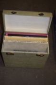 CASE CONTAINING BOXED VINTAGE LPS TO INCLUDE BEETHOVEN, SCHUBERT ETC