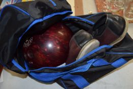 BOWLING BALL AND SHOES