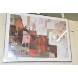 FRAMED COLLAGE PRINT BY ROSINA WACHTMERISTER, 48 X 66CM