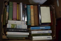 BOX OF MIXED BOOKS - IN THE SEARCH OF WHALES, A HANDBOOK OF SAILING, THE ART OF SCANDINAVIA ETC
