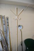 METAL OVERPAINTED COAT STAND, 196CM HIGH