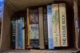 BOX OF MIXED BOOKS - TERENCE CONRAN THE HOUSE BOOK, GUIDE TO CREATIVE GARDENING ETC