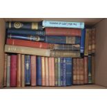 BOX OF MIXED BOOKS - THE DAYS OF BRUCE, STONES OF VENICE, LONGFELLOW ETC