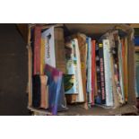 BOX OF MIXED BOOKS AND MAPS - WHERE TO GO IN BRITAIN, READERS DIGEST TOURING GUIDE TO BRITAIN, AA