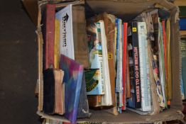 BOX OF MIXED BOOKS AND MAPS - WHERE TO GO IN BRITAIN, READERS DIGEST TOURING GUIDE TO BRITAIN, AA