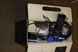 CASE CONTAINING LEADS AND CHARGERS ETC