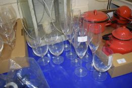 GROUP OF WINE GLASSES