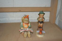 PAIR OF HUMMEL FIGURES OF CHILDREN