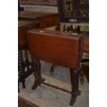 SMALL MAHOGANY FOLDING TABLE, WIDTH APPROX 53CM