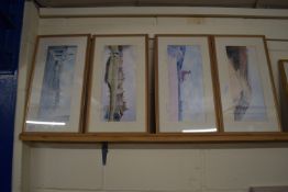 FOUR PRINTS OF NORFOLK SCENES BY ANDREW DIBBEN