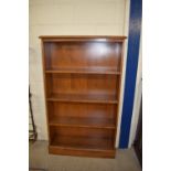 OPEN BOOKCASE, WIDTH APPROX 90CM