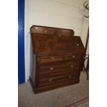 GOOD QUALITY 19TH CENTURY FALL FRONT BUREAU, WIDTH APPROX 107CM