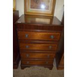 REPRODUCTION MAHOGANY HI-FI CABINET, WIDTH APPROX 59CM