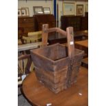 Reproduction square Well Bucket, approx 60cm width