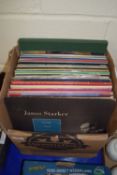 BOX OF LPS, CLASSICAL MUSIC AND SOME POP MUSIC