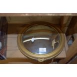 MIRROR IN GILT CIRCULAR FRAME