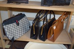 COLLECTION OF 5 LADIES HANDBAGS