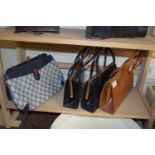 COLLECTION OF 5 LADIES HANDBAGS