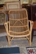CANE EASY CHAIR, APPROX HEIGHT 78CM