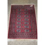 SMALL PATTERNED RUG, APPROX 113 X 79CM