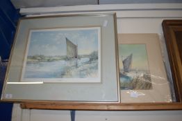 PRINT OF A WHERRY NO 286 FROM 300 BY JASON PARTNER