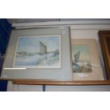 PRINT OF A WHERRY NO 286 FROM 300 BY JASON PARTNER