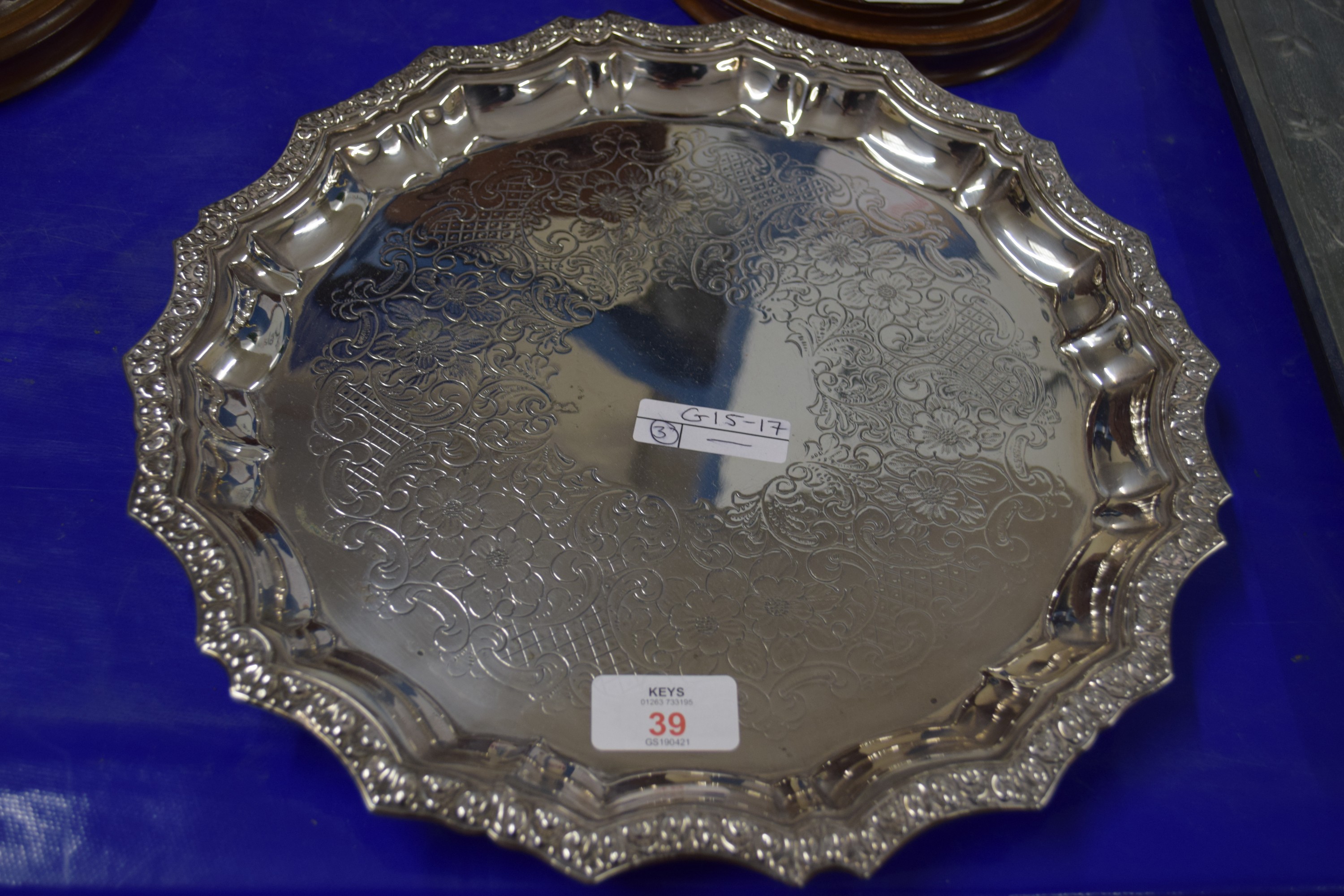 SILVER PLATED TRAY