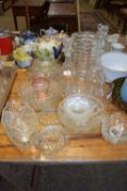 GLASS WARES, SERVING DISHES, BOWLS ETC