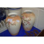 PAIR OF FIELDINGS EARLY 20TH CENTURY VASES