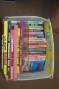 BOX CONTAINING MAINLY CIRCA 1970S CHILDRENS ANNUALS - CRACKERJACK, TIGER, RAWHIDE ETC