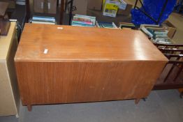 1960S/70S TEAK STORAGE UNIT WITH LIFT UP TOP, 101CM WIDE