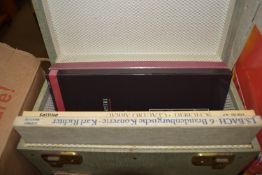 CASE CONTAINING BOXED VINTAGE LPS TO INCLUDE BEETHOVEN, SCHUBERT ETC