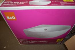 BOXED B&Q TREVISO ONE-TAP CLOAKROOM BASIN