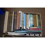 BOX OF MIXED BOOKS - CHANNEL CRUISING COMPANION, THE ART OF EGYPT THROUGH THE AGES ETC