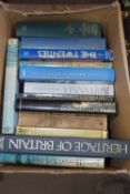 BOX OF MIXED BOOKS - HERITAGE OF BRITAIN, THE 20S, KING CHARLES II, ETC