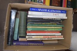 BOX OF MIXED BOOKS - MR MIDDLETON'S GARDEN BOOK, FEAR TO TREAD, A CHOICE OF KIPLINGS VERSE ETC