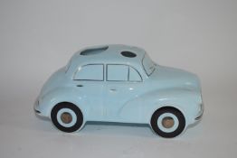 Sadler Pottery model of a Vokswagen Beetle Car, with the number plate Hold It, Sadler factory mark