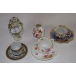 Quantity of ceramics including a Royal Crown Derby posies pattern cup and saucer, a Continental